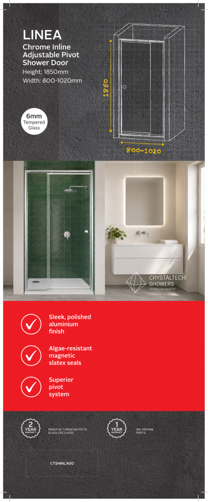 LINEA SHOWER DOOR - CTSHINL900