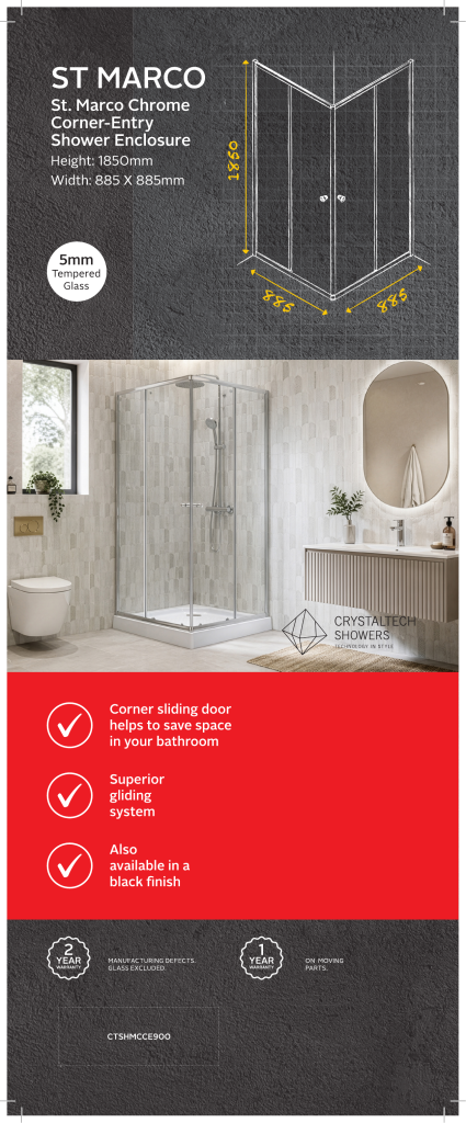 ST MARCO SHOWER ENCLOSURE - CTSHMCCE900